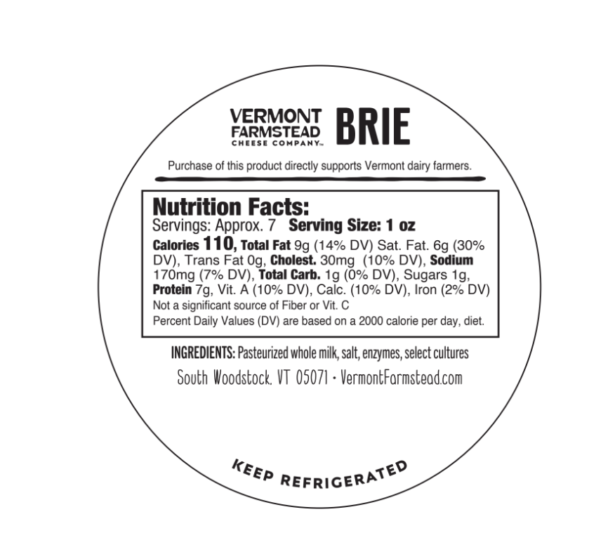 Vermont Farmstead Cheese Co. Brie, Vermont