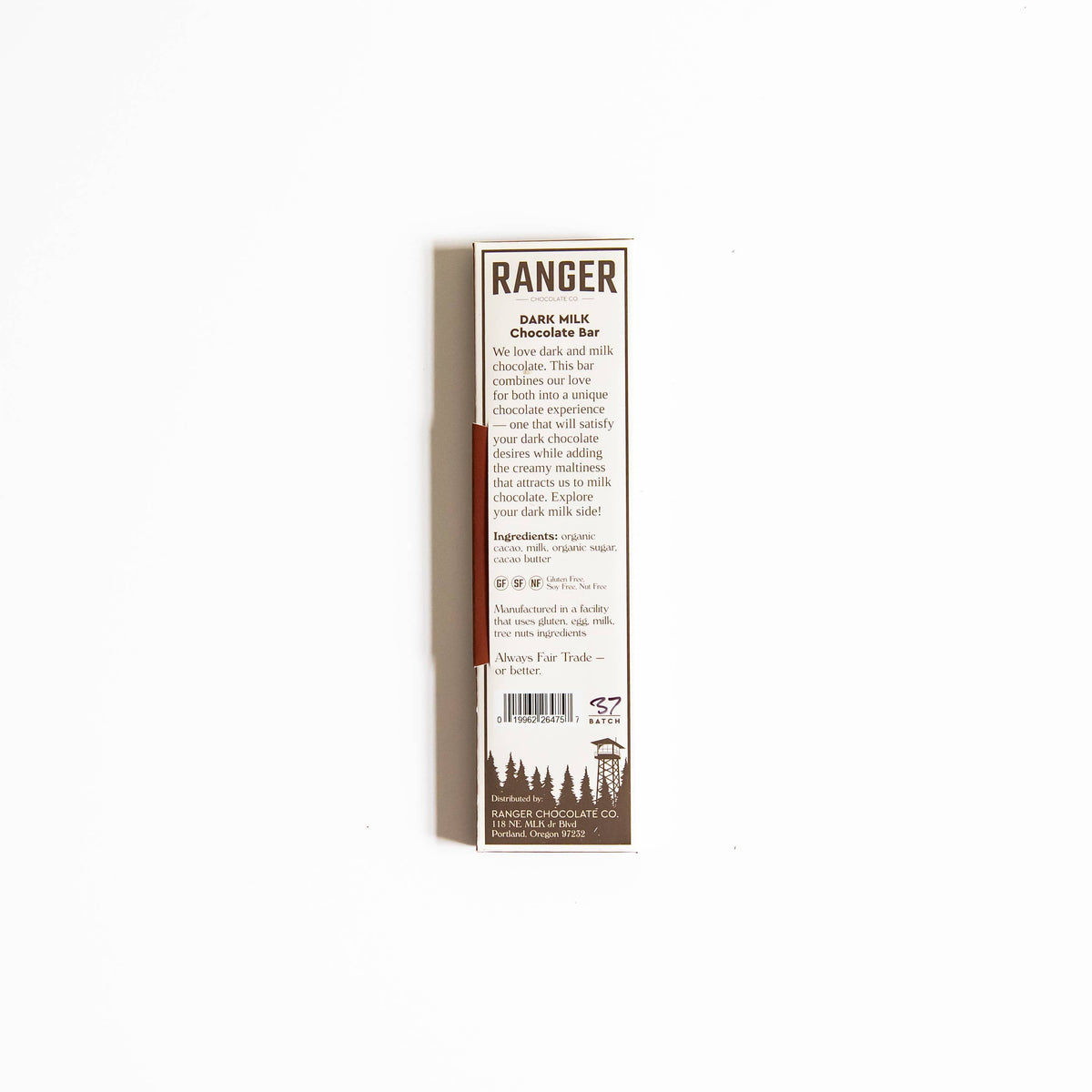 Ranger Chocolate Co. - Dark Milk Chocolate Bar