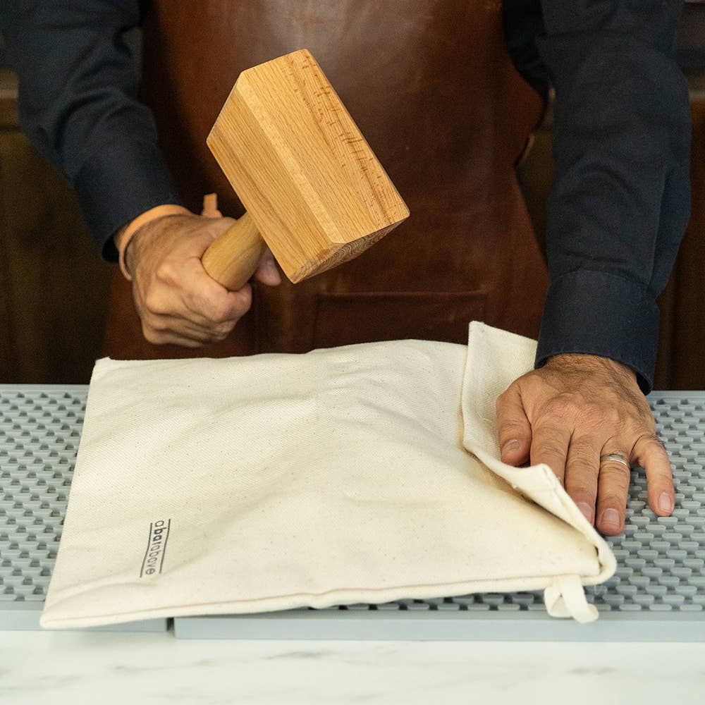 A Bar Above - Lewis Bag for Crushing Ice, Natural Canvas