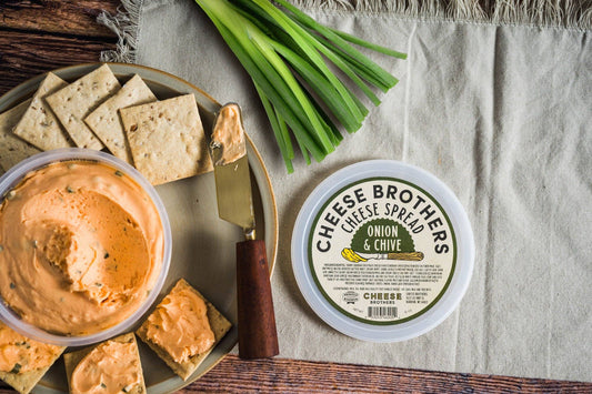 Cheese Brothers Onion and Chive Cheese Spread, Wisconsin