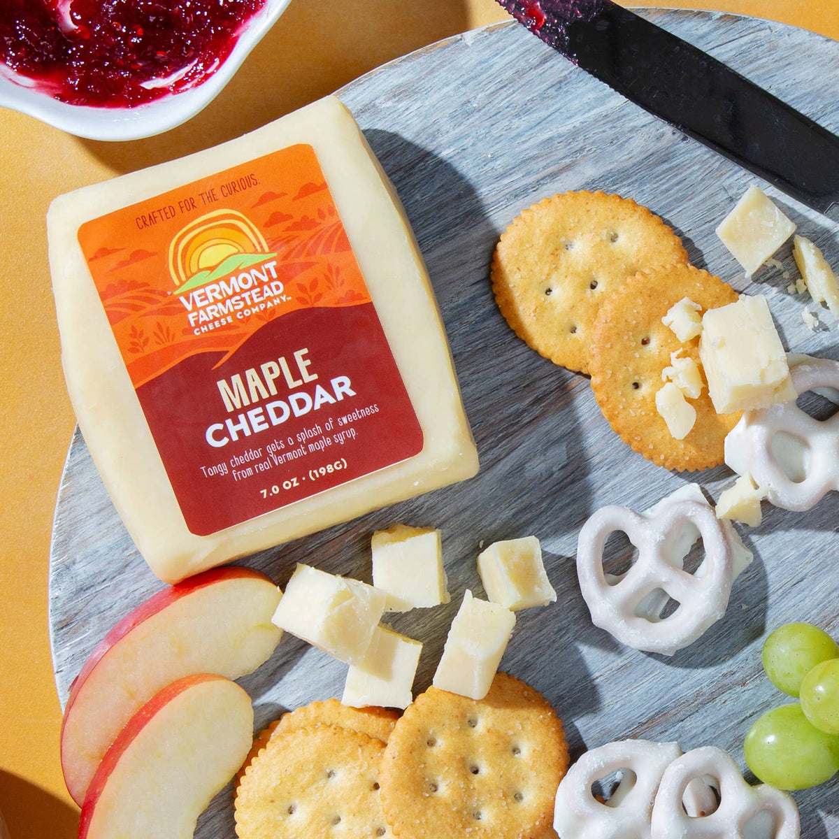 Vermont Farmstead Cheese Co. Maple Cheddar Cheese, Vermont