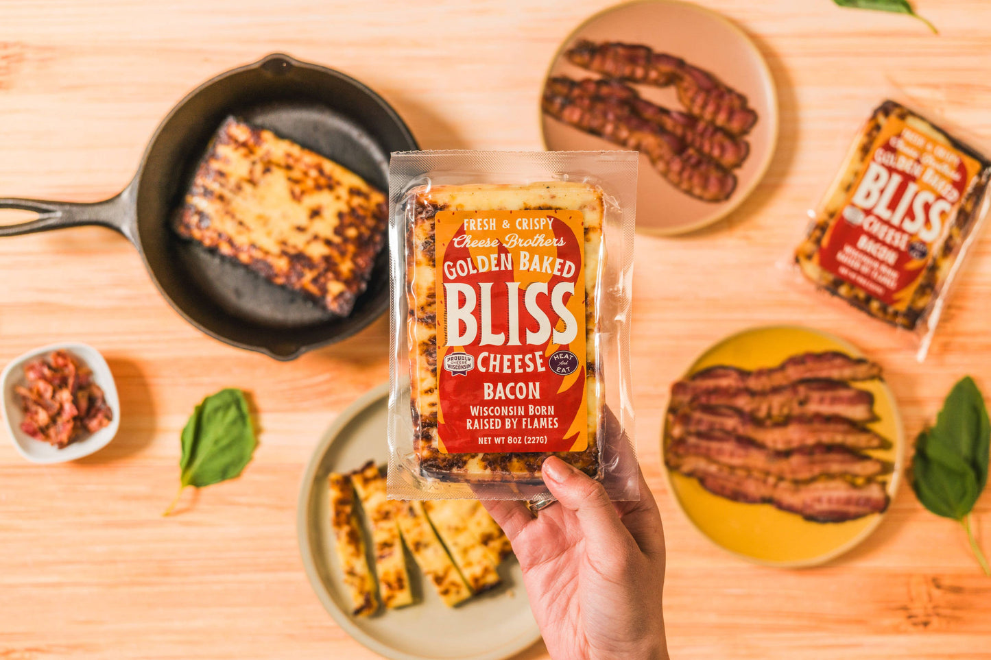 Cheese Brothers Bacon Golden Baked Bliss Cheese, Wisconsin