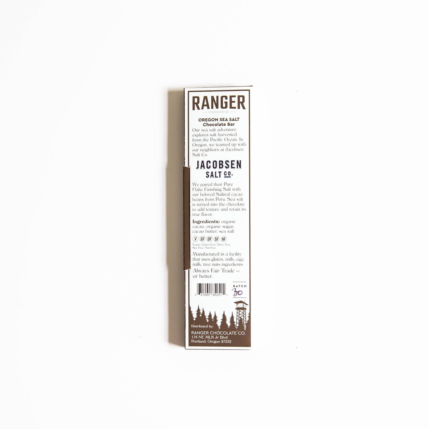 Ranger Chocolate Co. Oregon Sea Salt Chocolate Bar