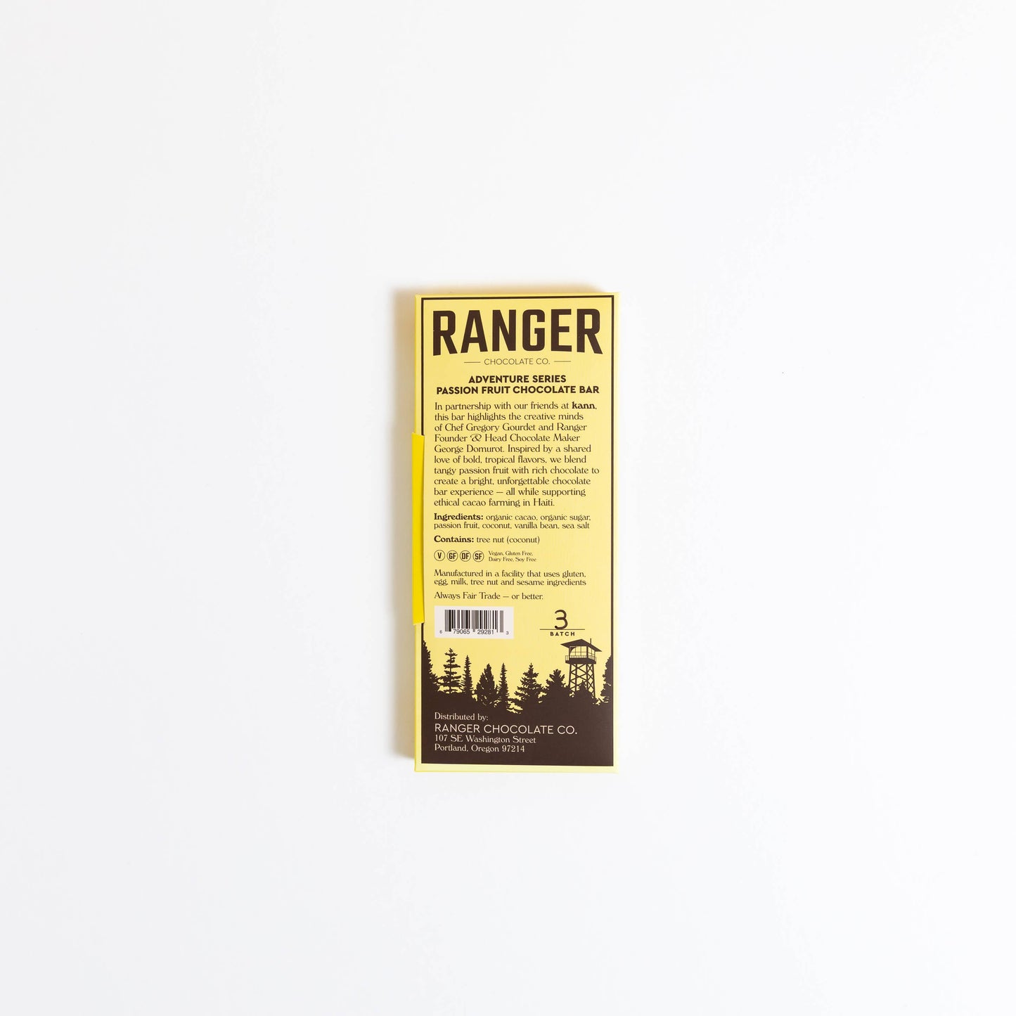 Ranger Chocolate Co. Passion Fruit Chocolate Bar, Oregon