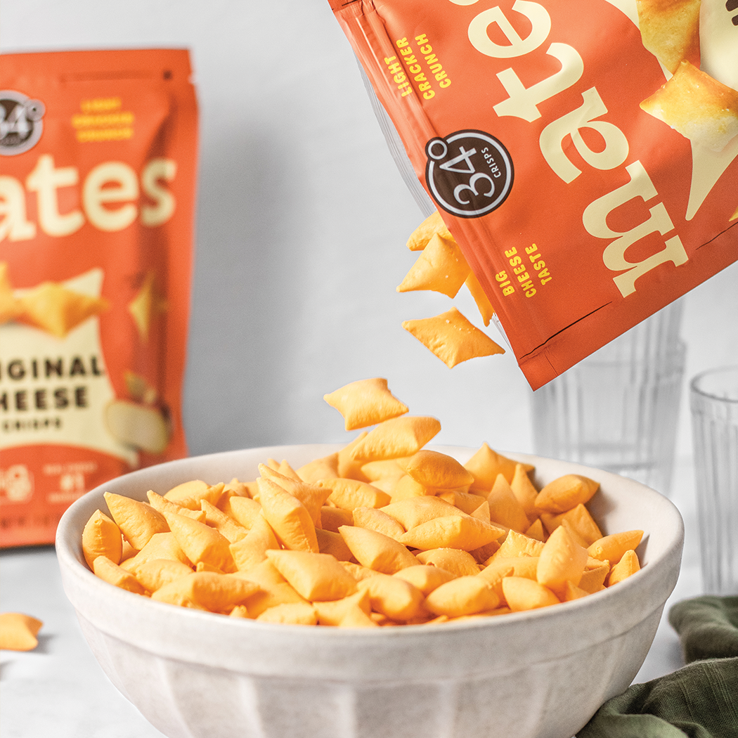 34 Degree ‘Mates’ Gluten Free Original Cheese Crisps, Colorado