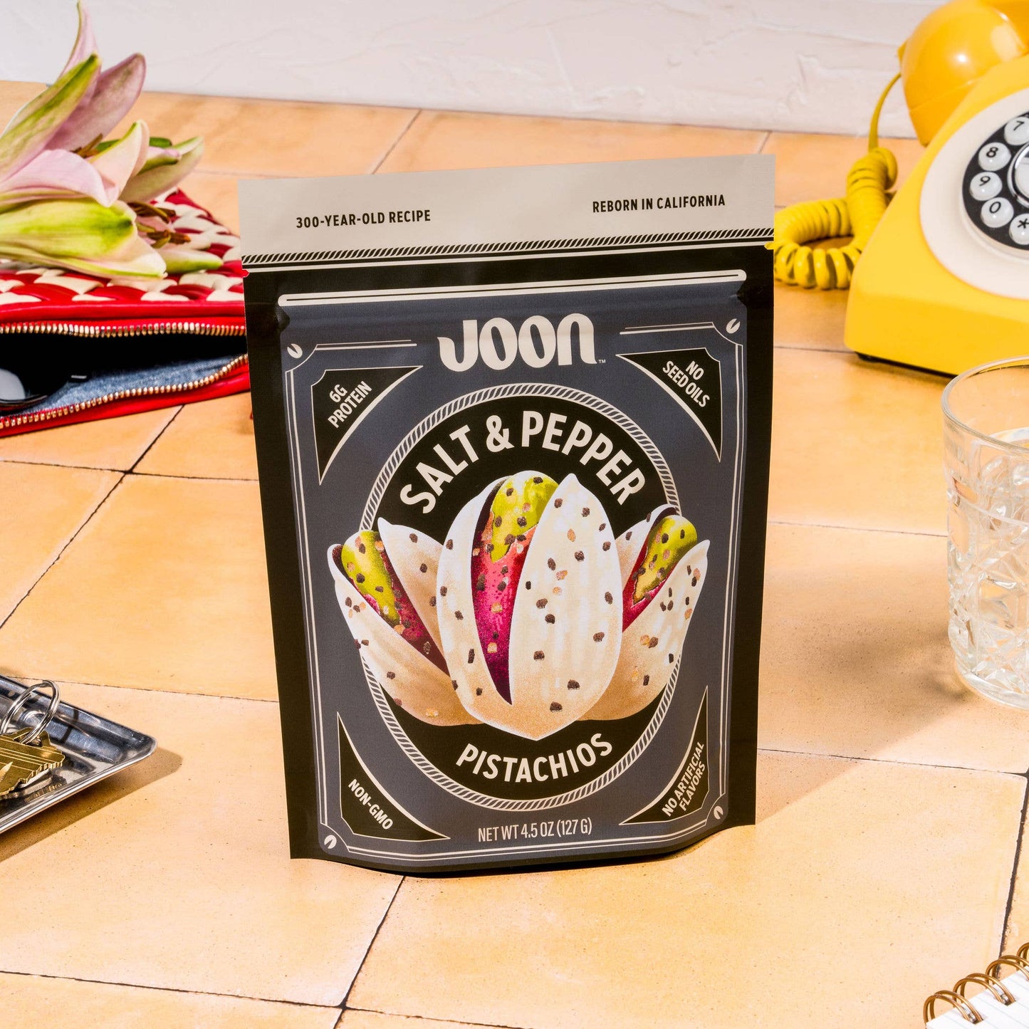 Joon Salt and Pepper Pistachios, California