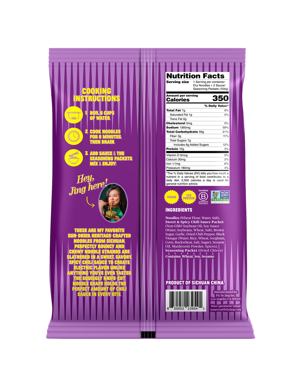 Fly By Jing - Sweet + Spicy Noodles