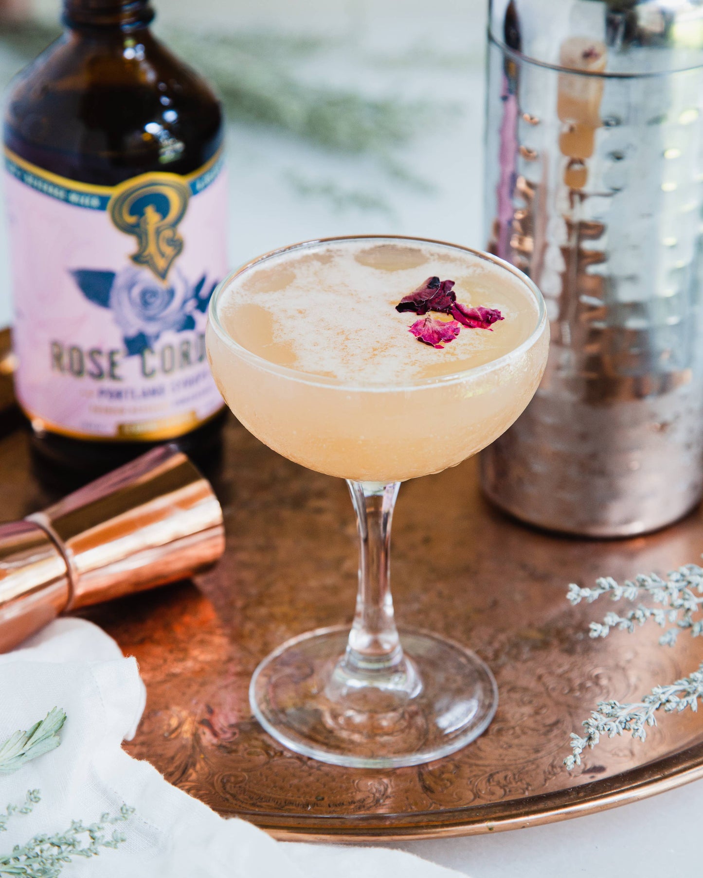 Portland Syrups Rose Cordial Syrup, Oregon