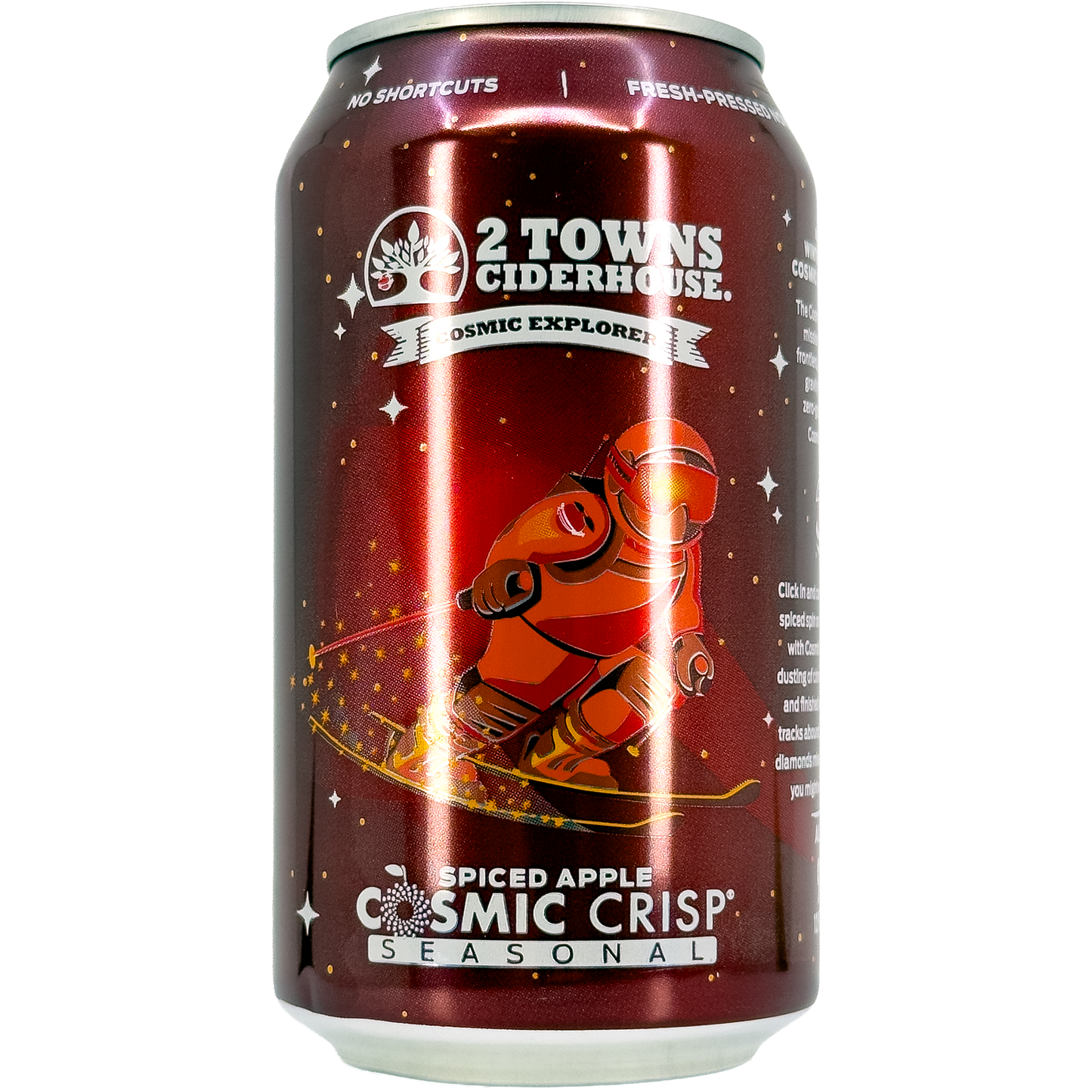 2 Towns Ciderhouse 'Spiced Apple Cosmic Crisp' Cider, Oregon