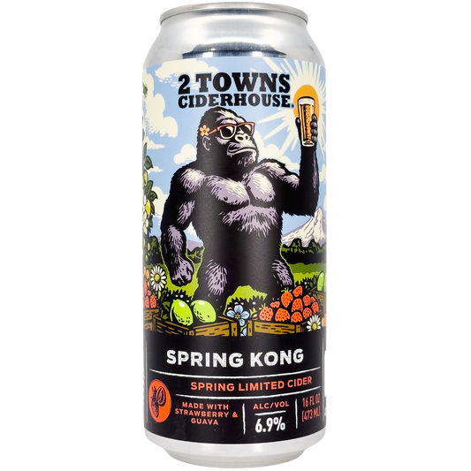 2 Towns Ciderhouse 'Spring Kong' Guava Cider, Oregon