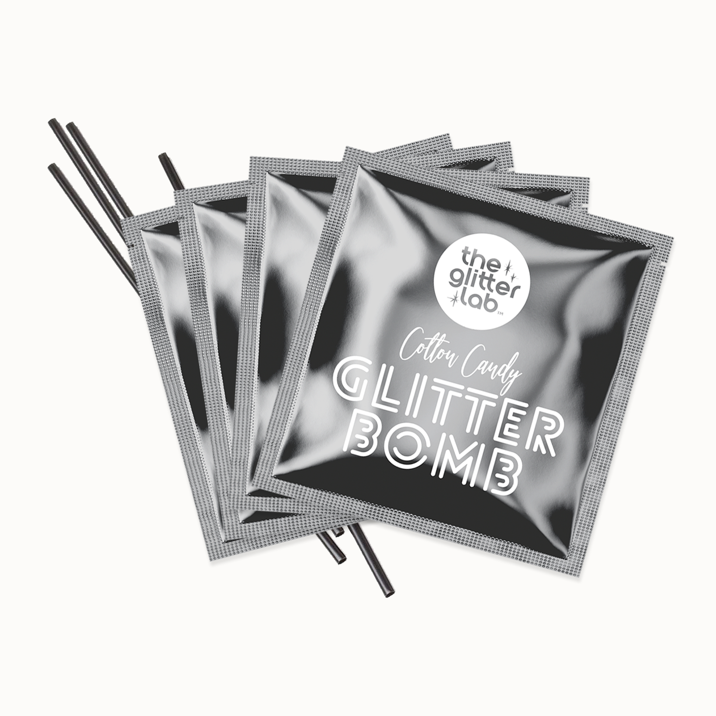 The Glitter Lab 'Black' Drink Glitter Bombs