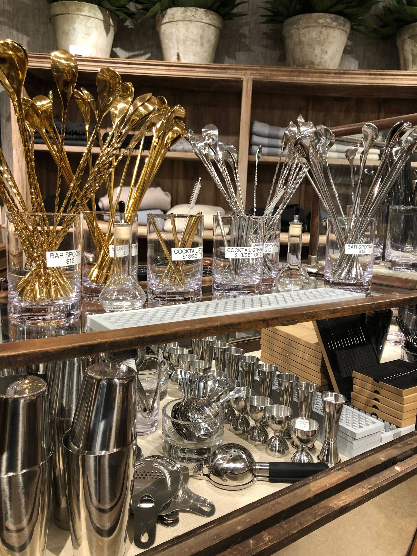 A Bar Above Gold Bar Spoons