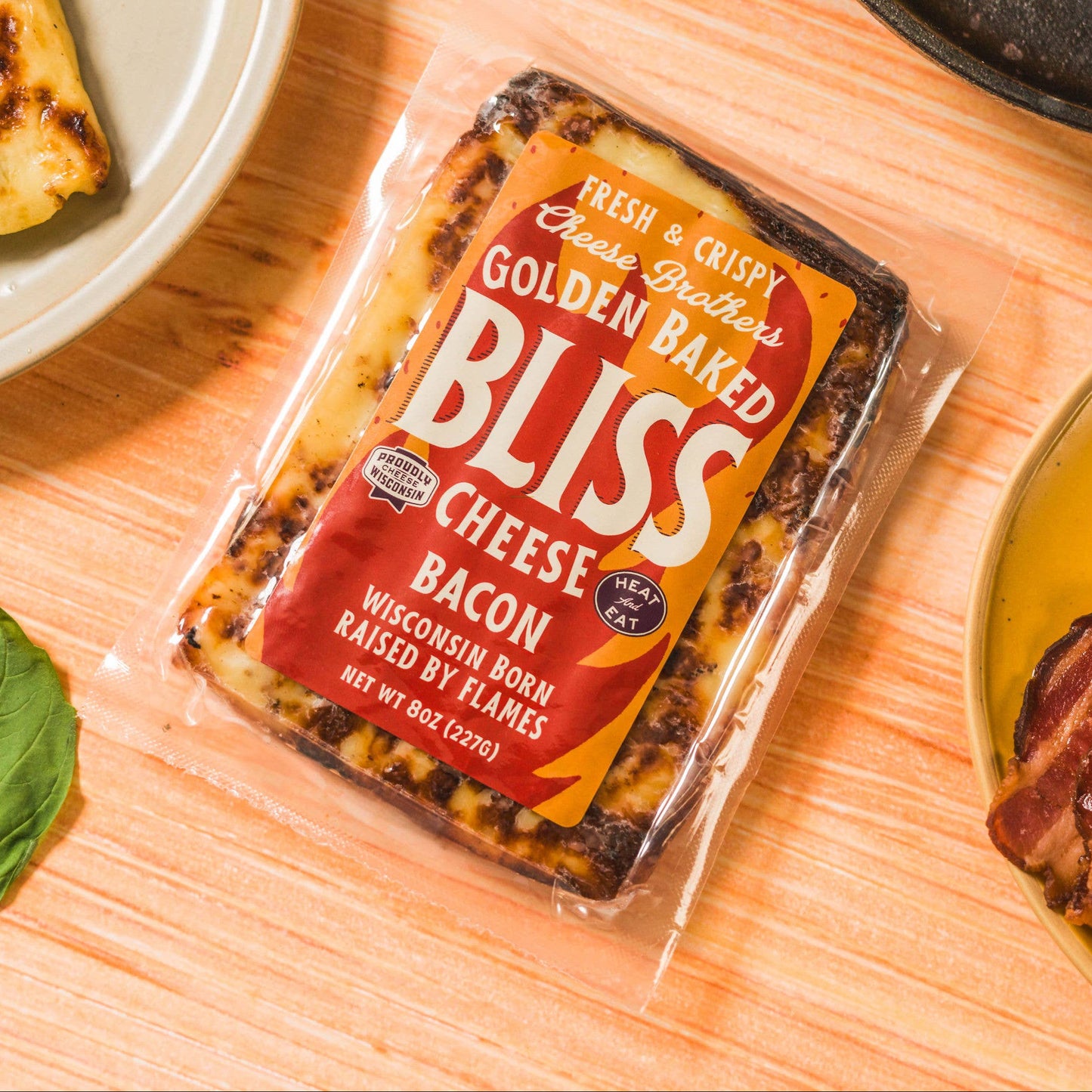 Cheese Brothers Bacon Golden Baked Bliss Cheese, Wisconsin