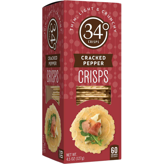 34 Degree 'Cracked Pepper Crisps' Crackers, Colorado
