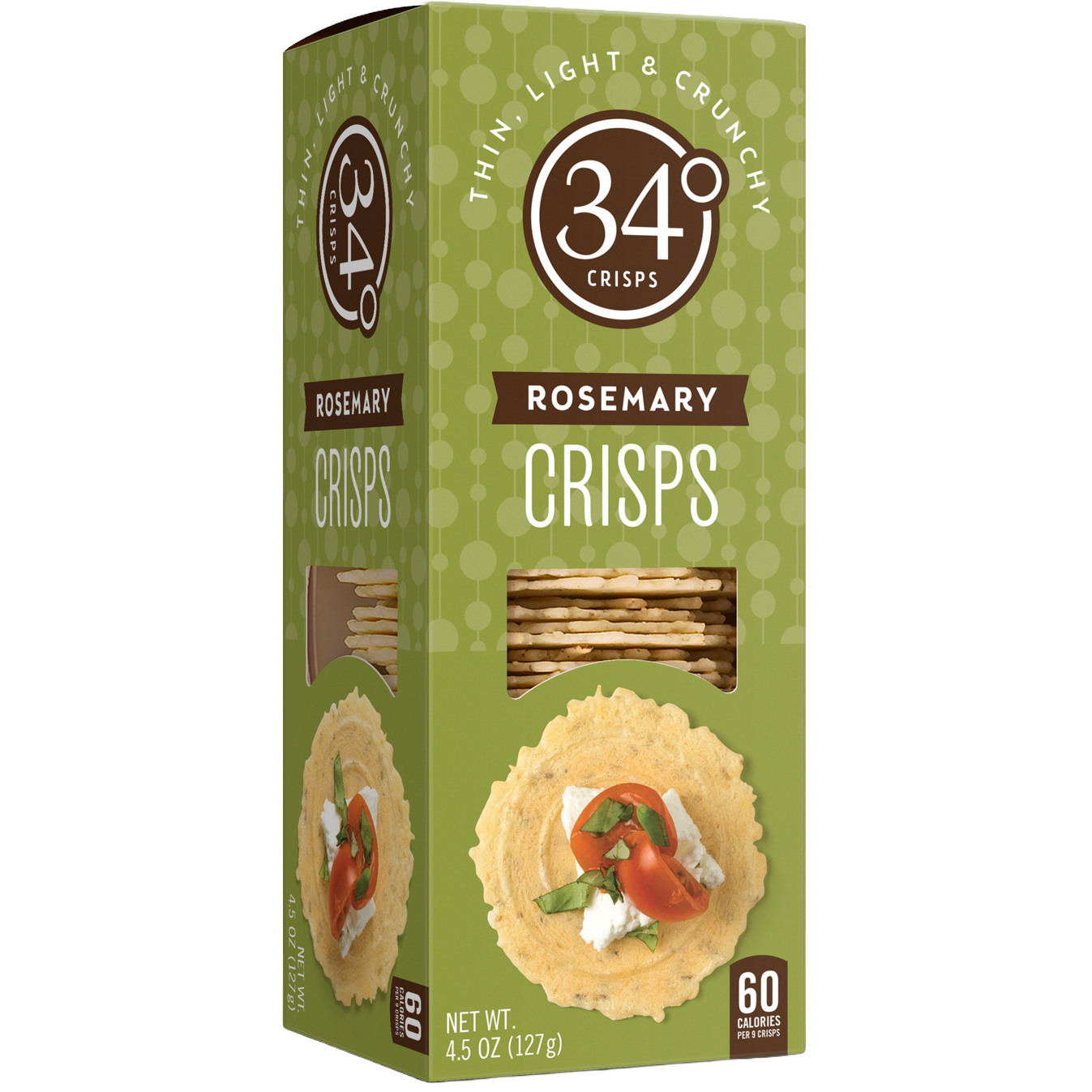 34 Degree 'Rosemary Crisps' Crackers, Colorado