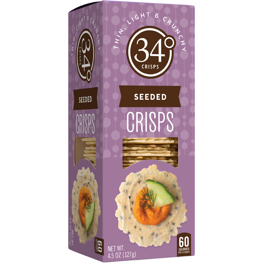 34 Degree 'Seeded Crisps' Crackers, Colorado