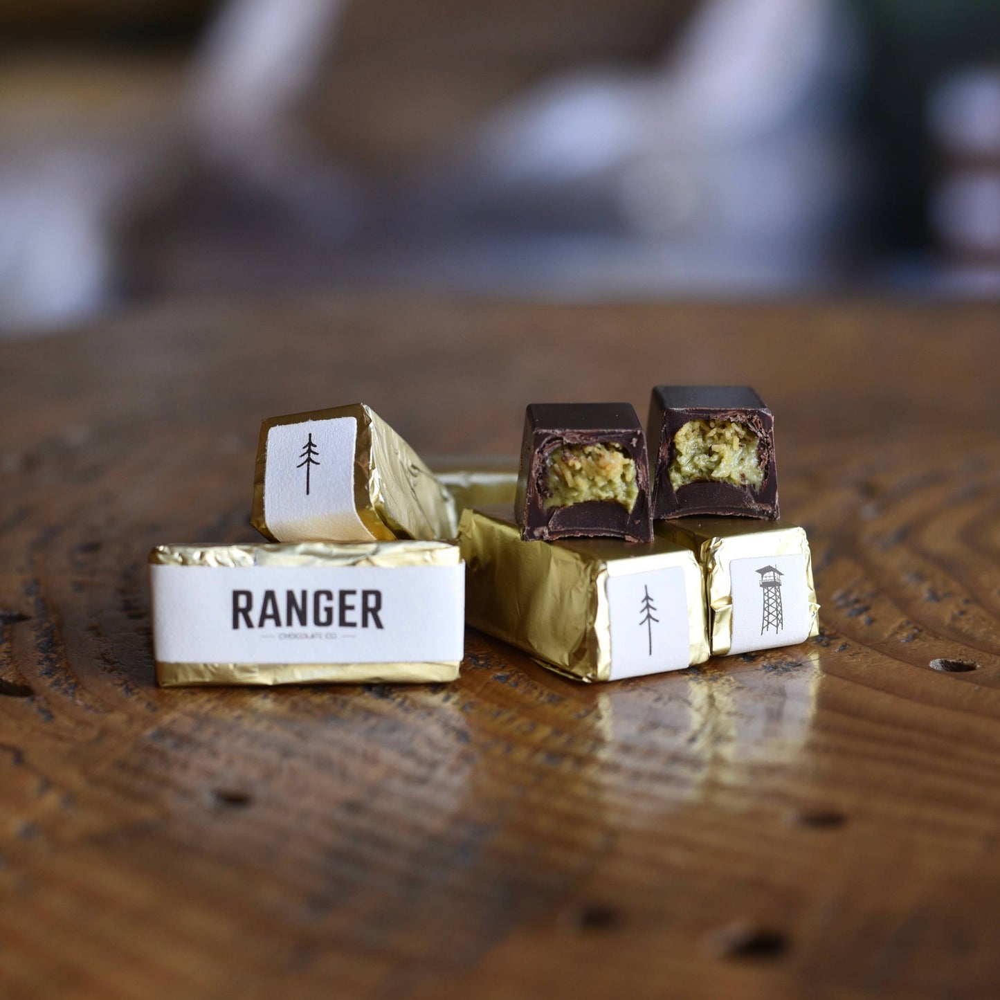 Ranger Chocolate Co. Pistachio Gold Bars