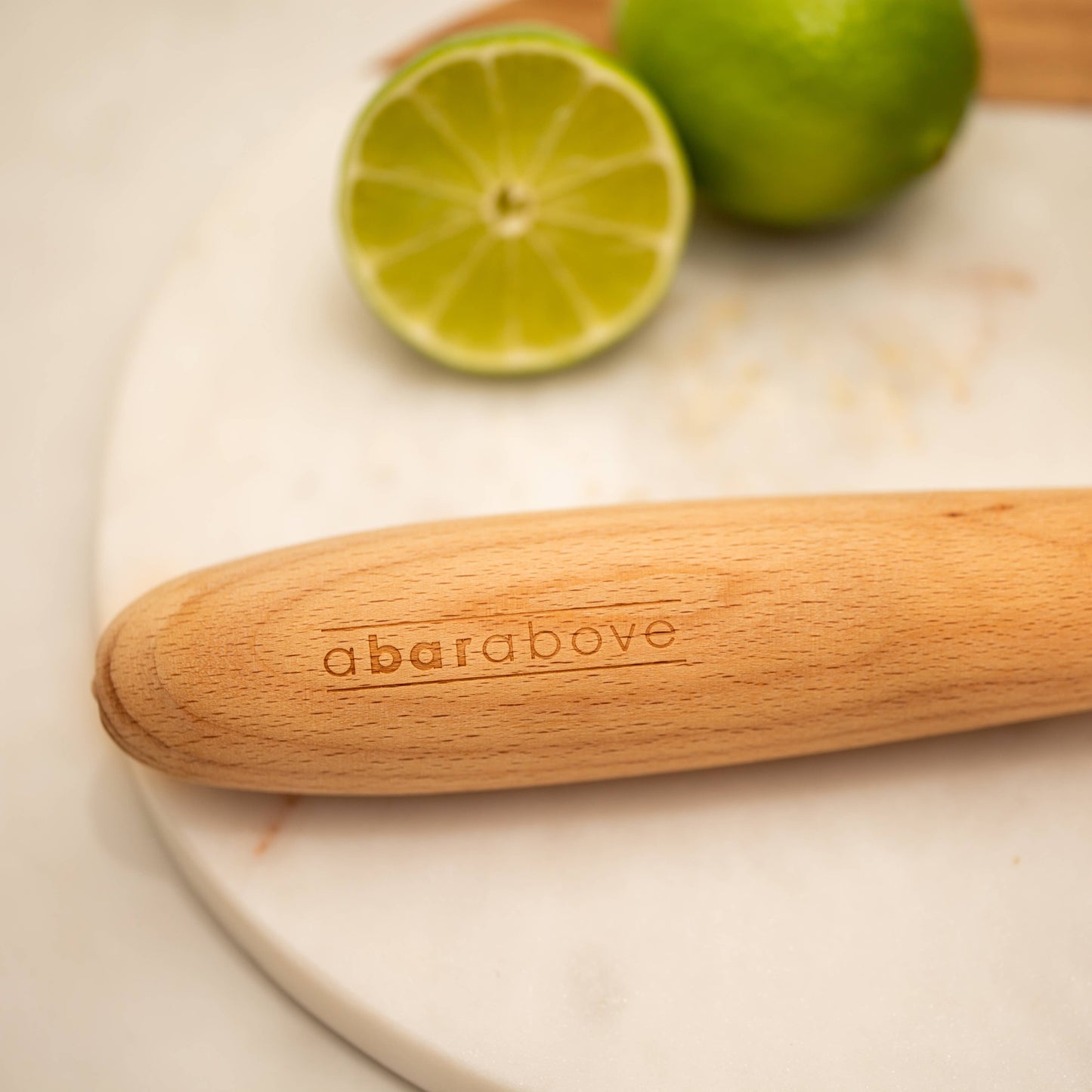 A Bar Above Extra Long Natural Hardwood Cocktail Muddler