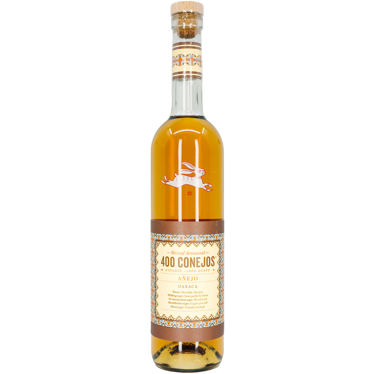 400 Conejos Espadin Mezcal Anejo, Oaxaca, Mexico