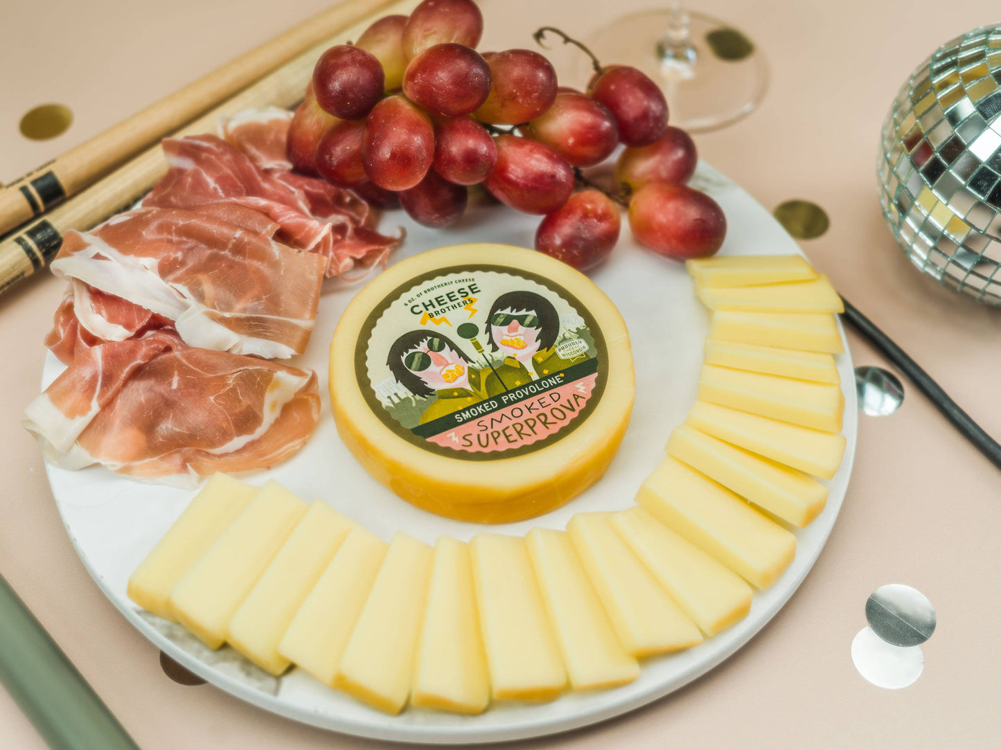 Cheese Brothers 'Smoked Superprova' Extra Smoked Provolone, Wisconsin