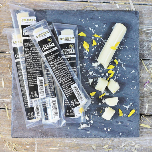 Cheese Brothers 8-Year Aged Cheddar Snack Sticks