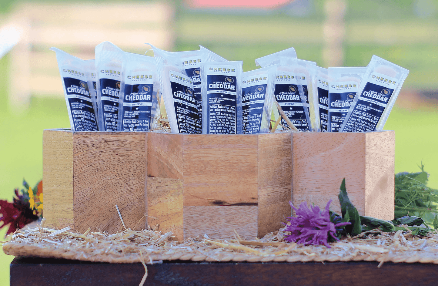 Cheese Brothers 8-Year Aged Cheddar Snack Sticks