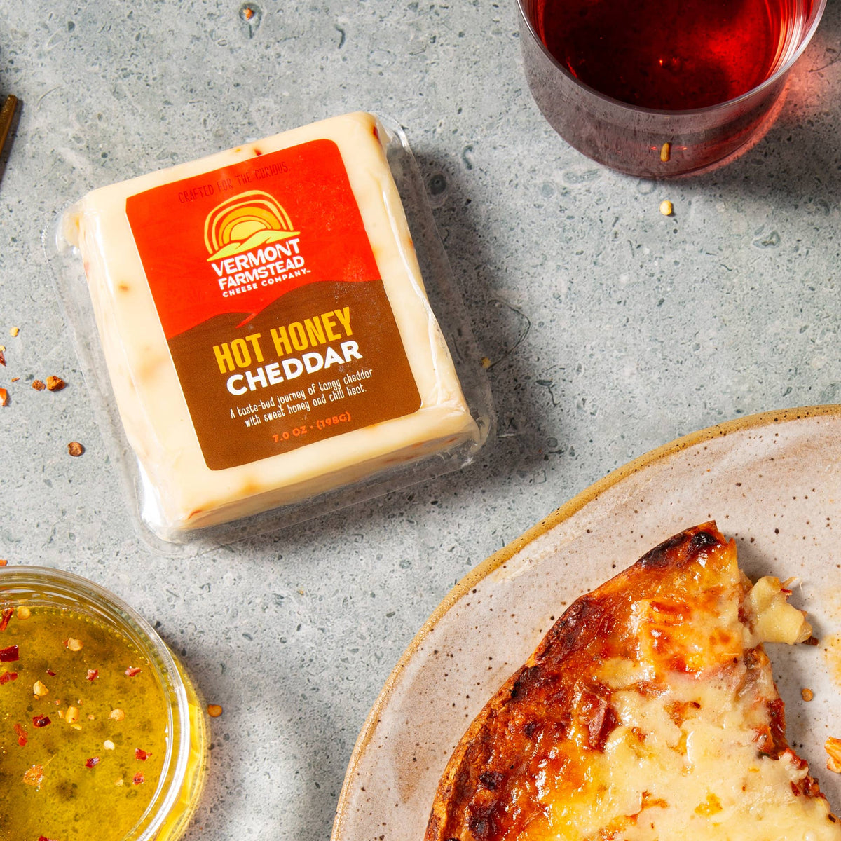 Vermont Farmstead Cheese Co. - NEW! Hot Honey Cheddar