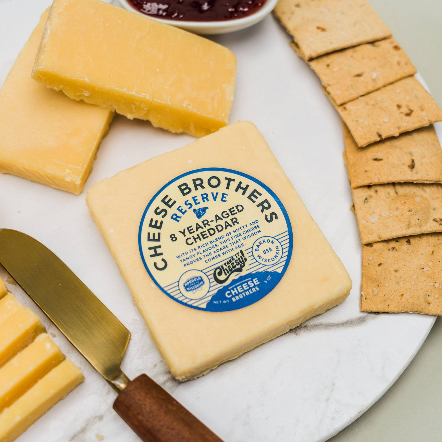 Cheese Brothers 8-Year-Aged Cheddar, Wisconsin