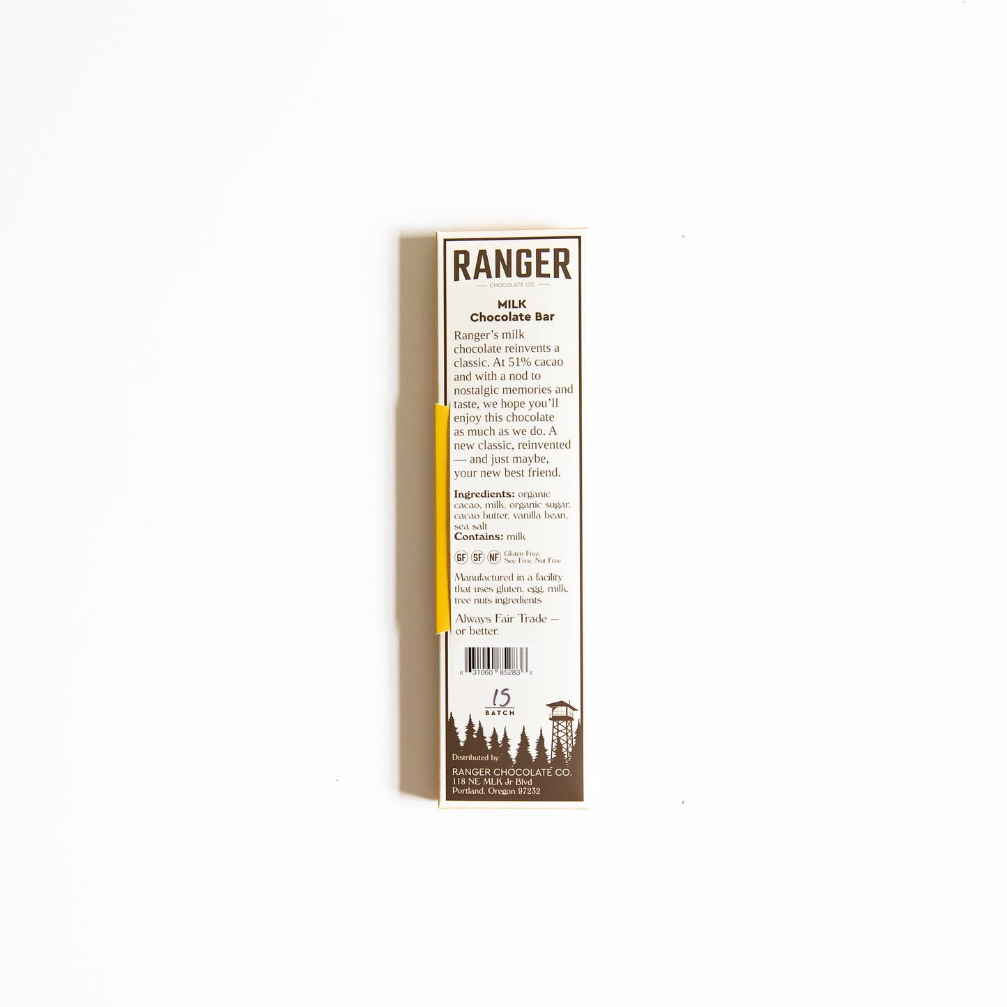 Ranger Chocolate Co. Milk Chocolate Bar