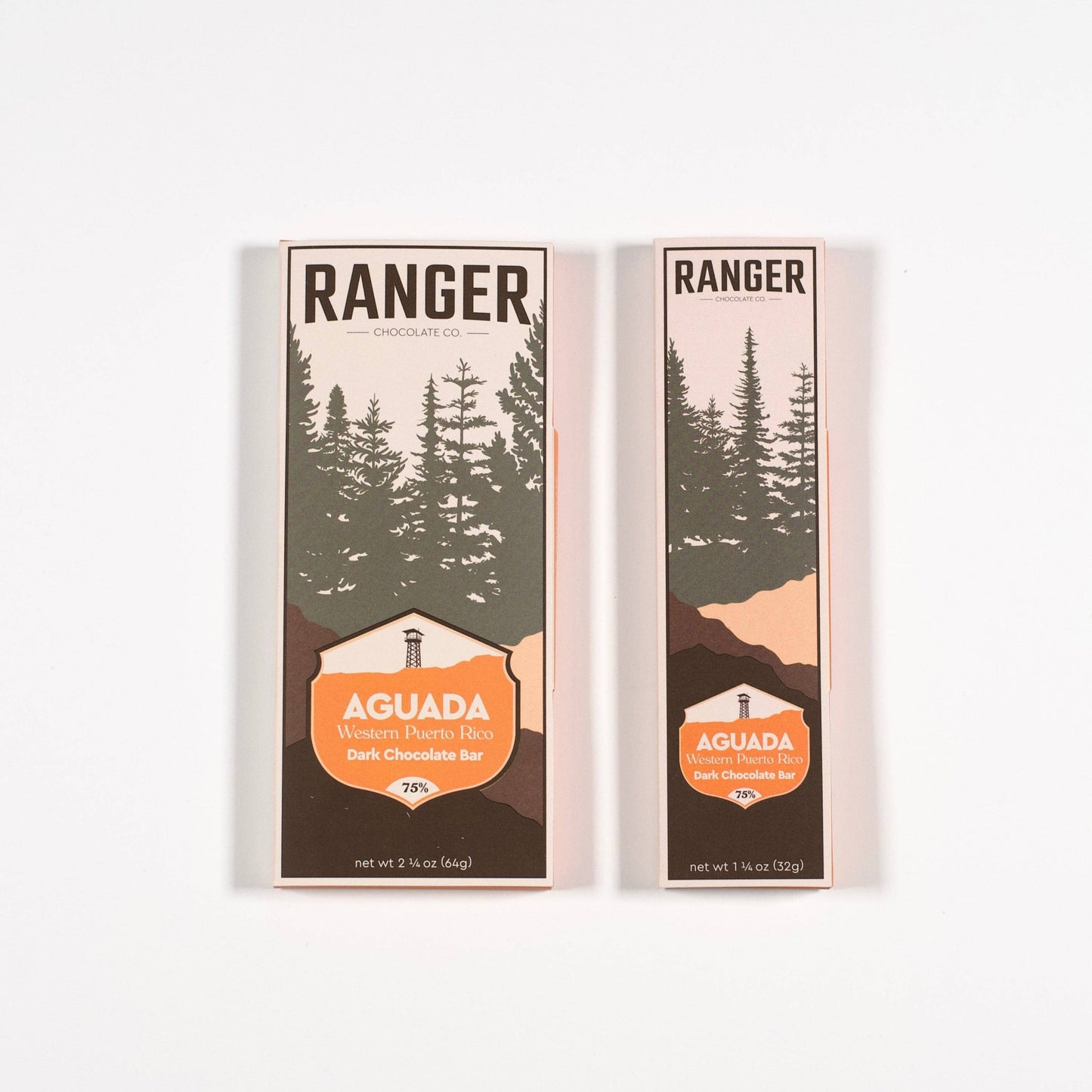 Ranger Chocolate Co. Aguada 75% Dark Chocolate Bar, Puerto Rico