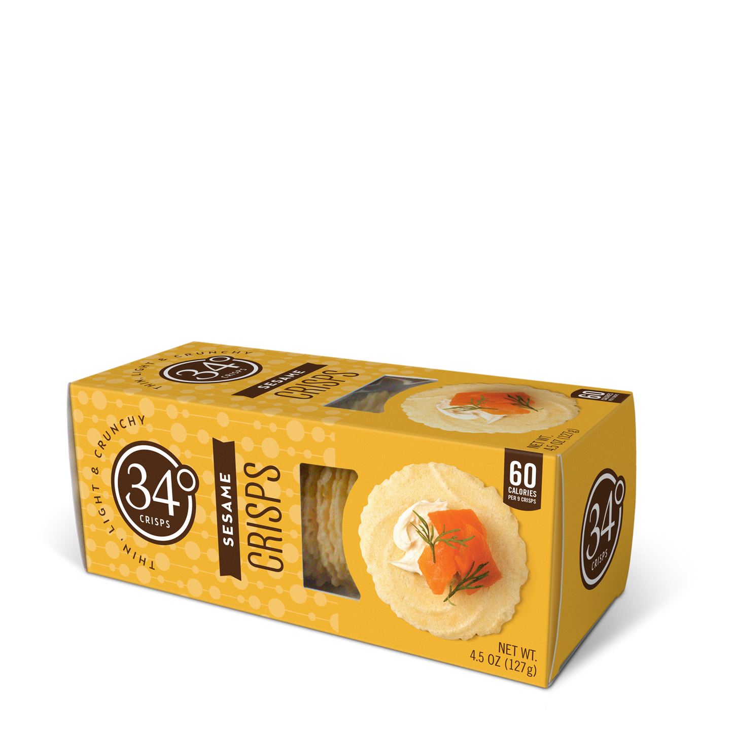 34 Degree 'Sesame Crisps' Crackers, Colorado