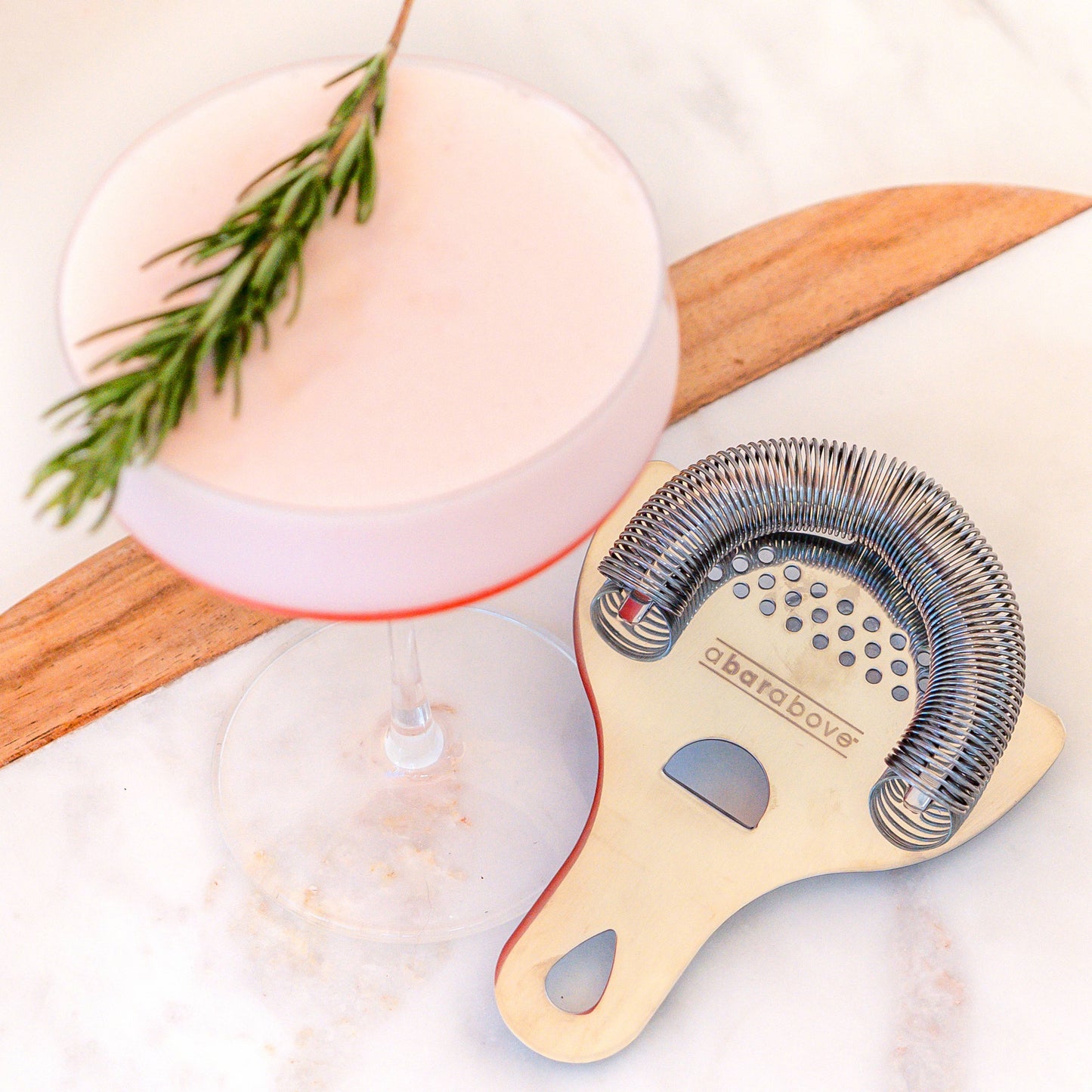 A Bar Above Hawthorne Stainless Steel Cocktail Strainer