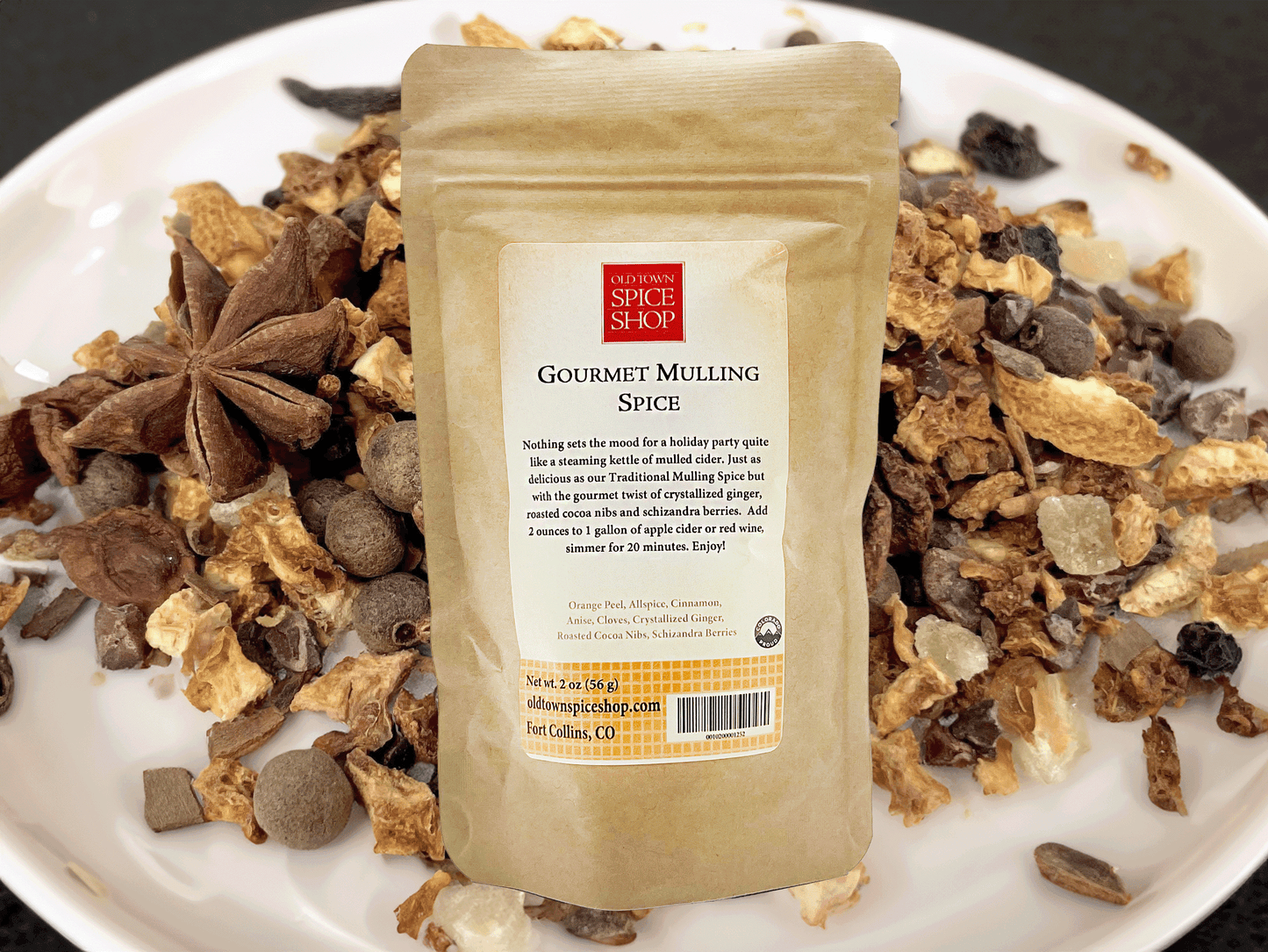 Old Town Spice Shop Gourmet Mulling Spice, Gourmet Drink Spices, Colorado