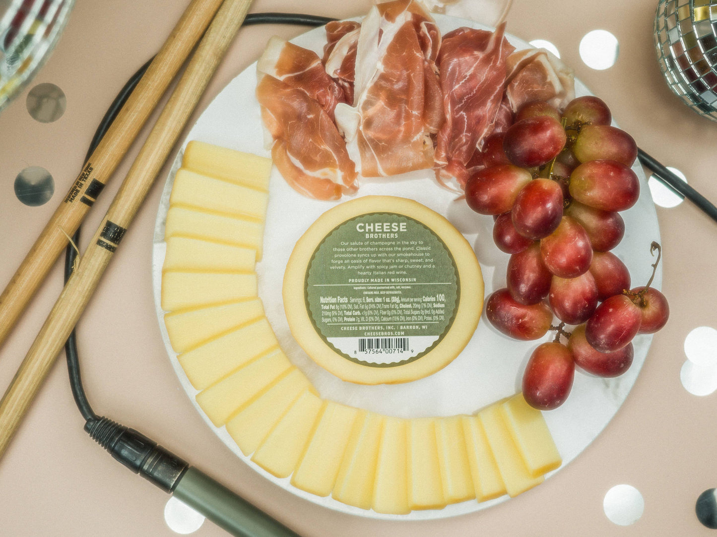 Cheese Brothers 'Smoked Superprova' Extra Smoked Provolone, Wisconsin