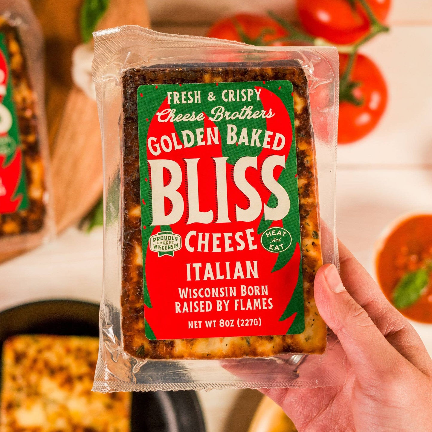 Cheese Brothers Italian Golden Baked Bliss Cheese, Wisconsin