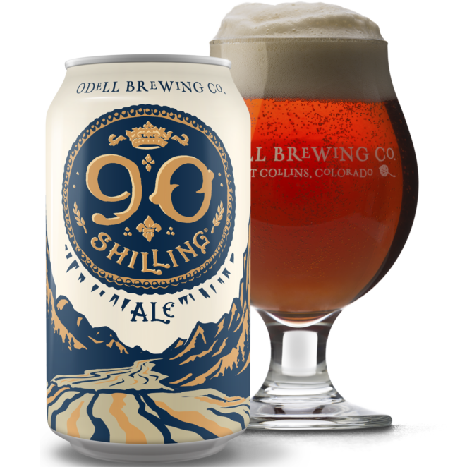 Odell Brewing Co. 90 Shilling Ale Beer, Colorado, USA