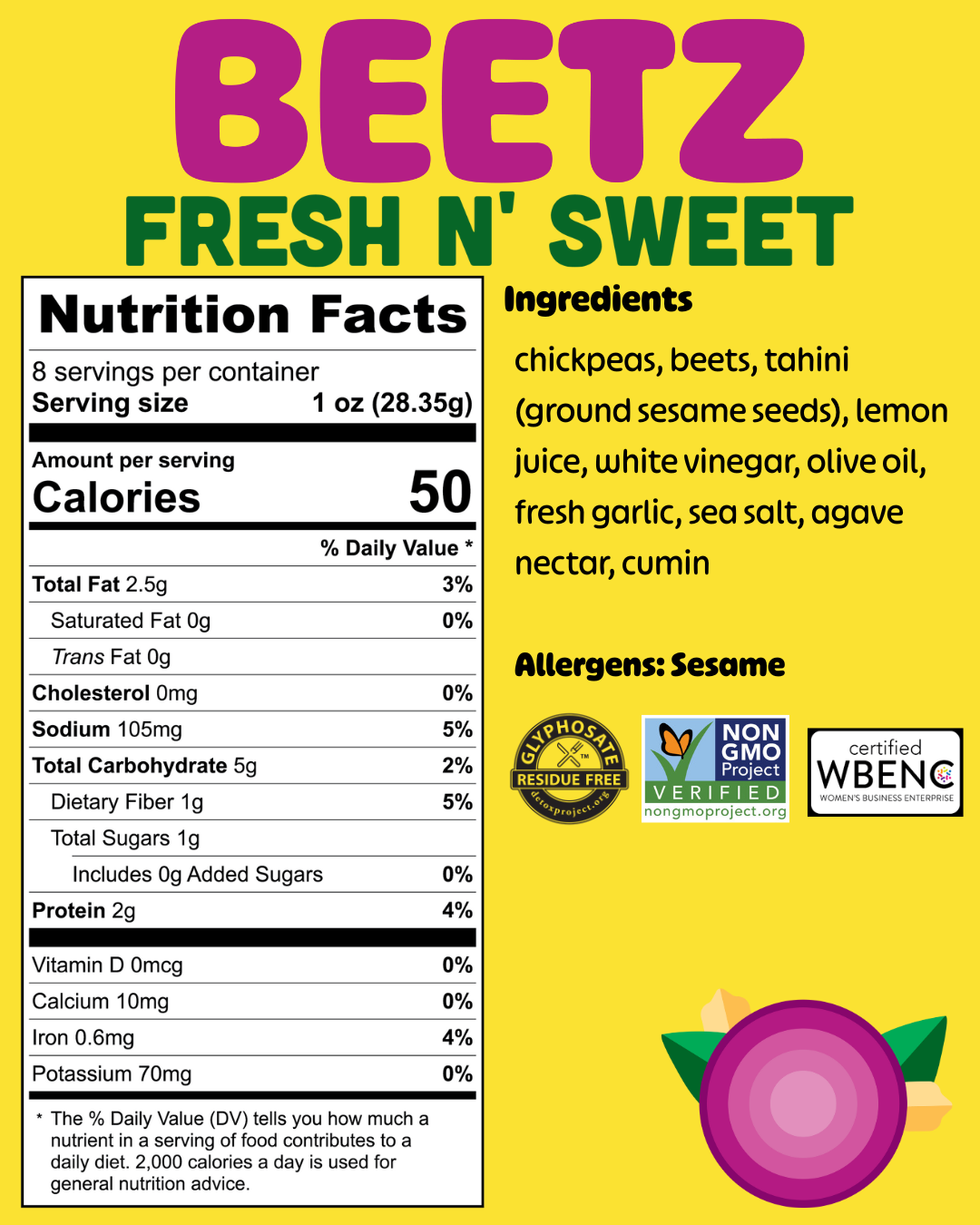 Hummus Goodness 'Beetz' Hummus, Michigan