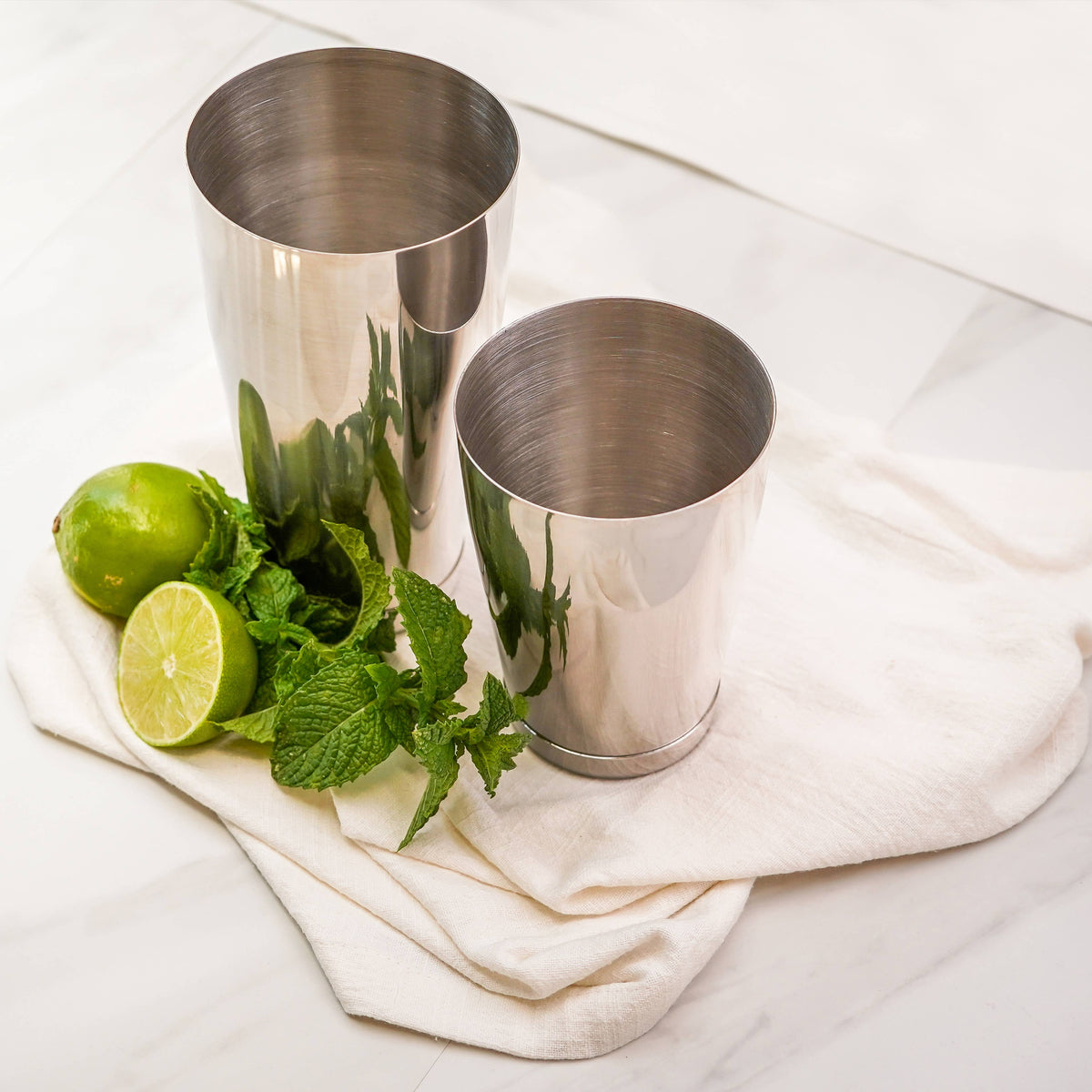 A Bar Above - Boston Shaker Set – Weighted/Weighted, Stainless Steel