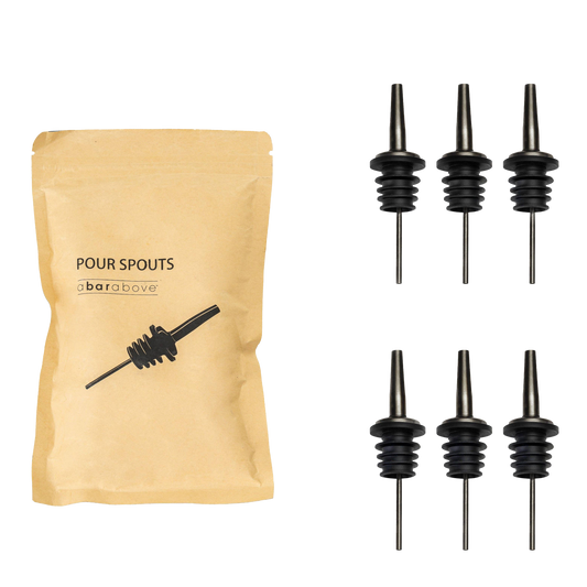 A Bar Above Black Pour Spouts