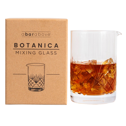 A Bar Above Craft Cocktail Mixing Glass, Botanica Print