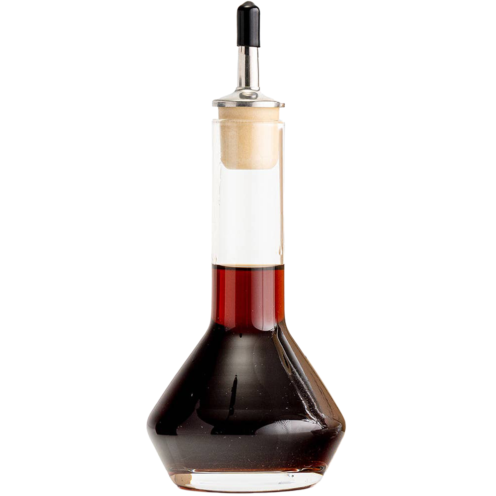A Bar Above Glass Bitters Bottles