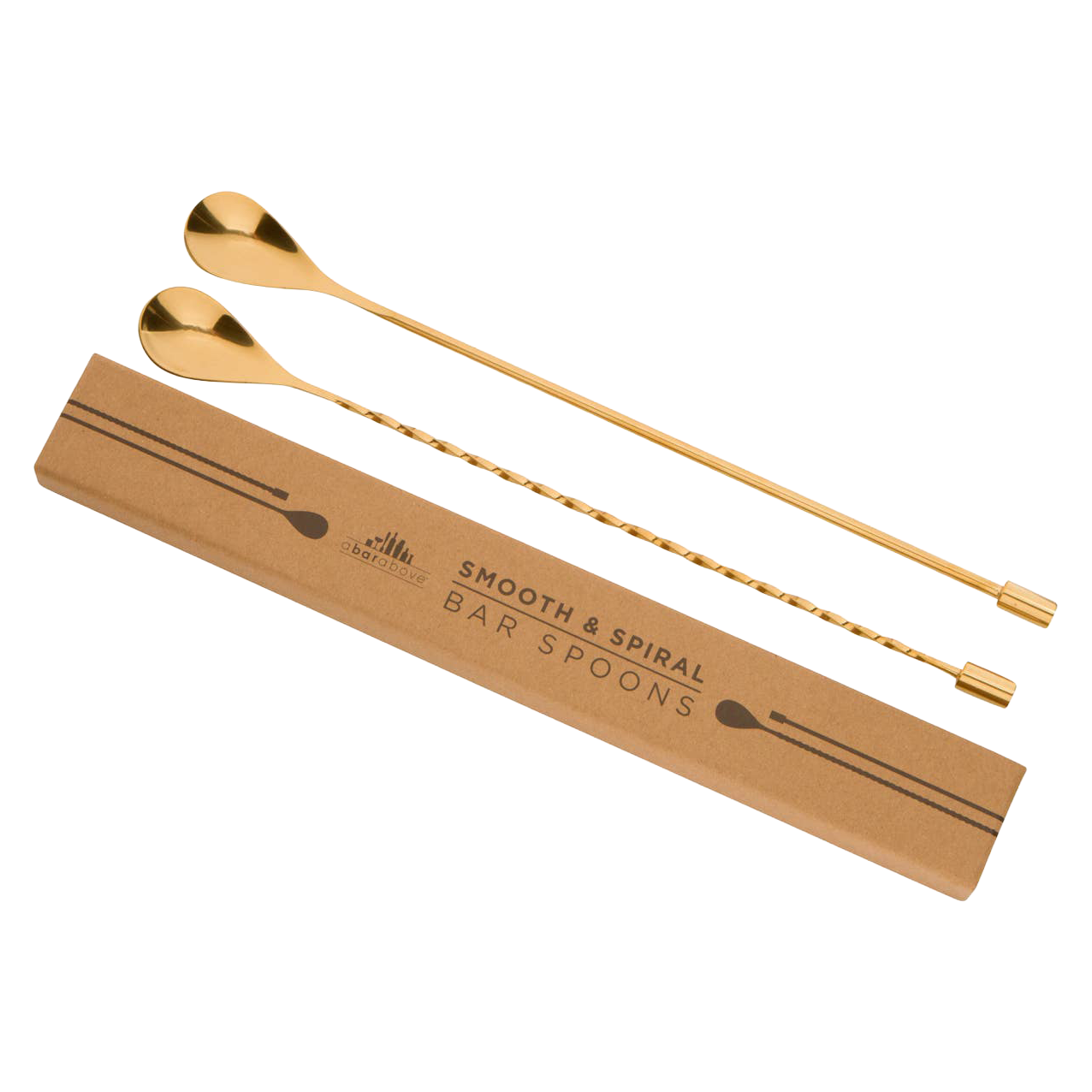 A Bar Above Gold Bar Spoons