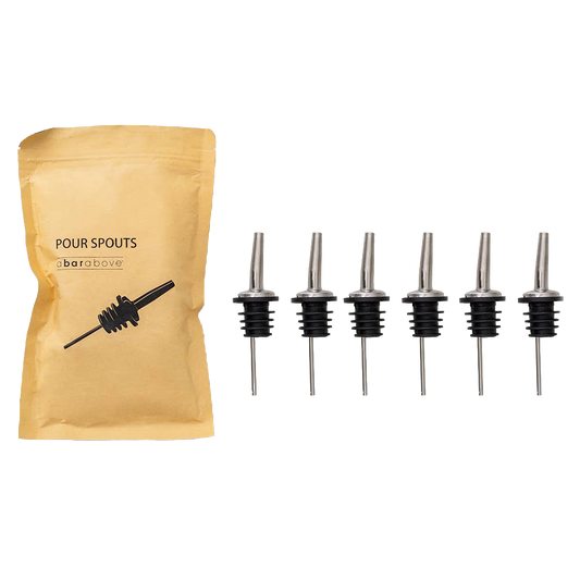 A Bar Above Stainless Steel Bottle Pour Spouts