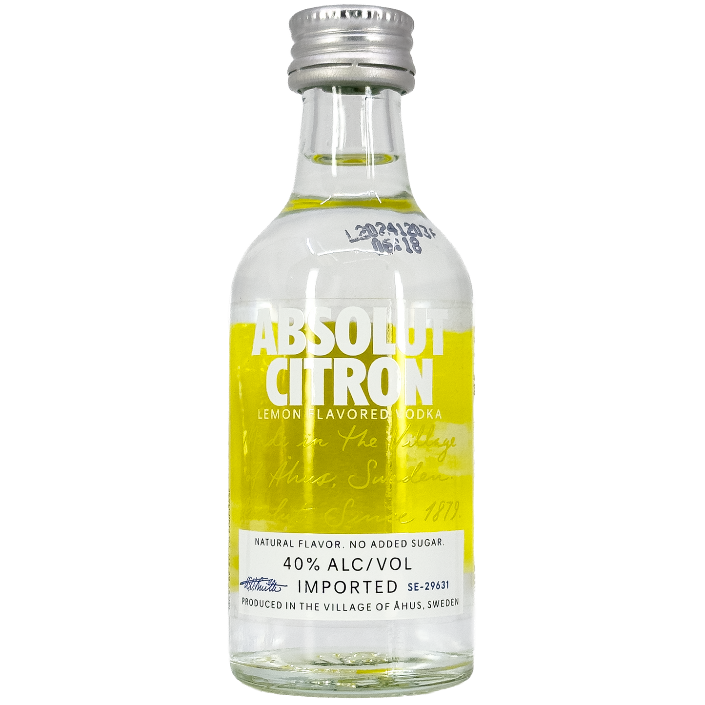 Absolut Citron Lemon Flavored Vodka, Sweden