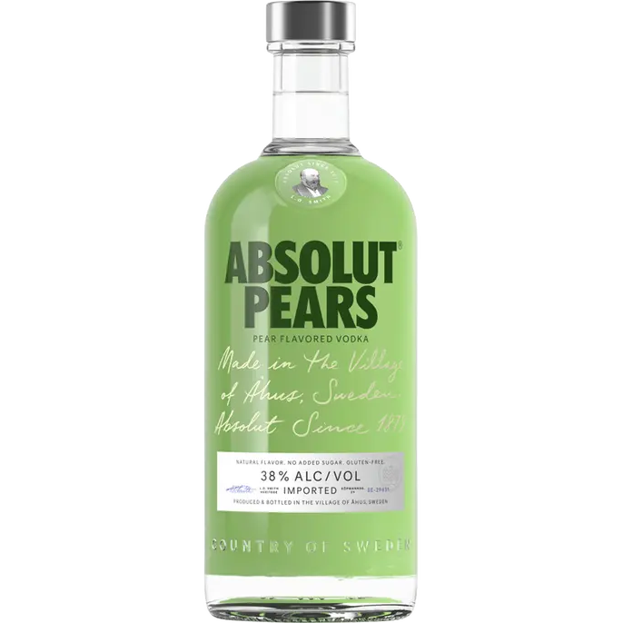 Absolut Pears Flavored Vodka, Sweden