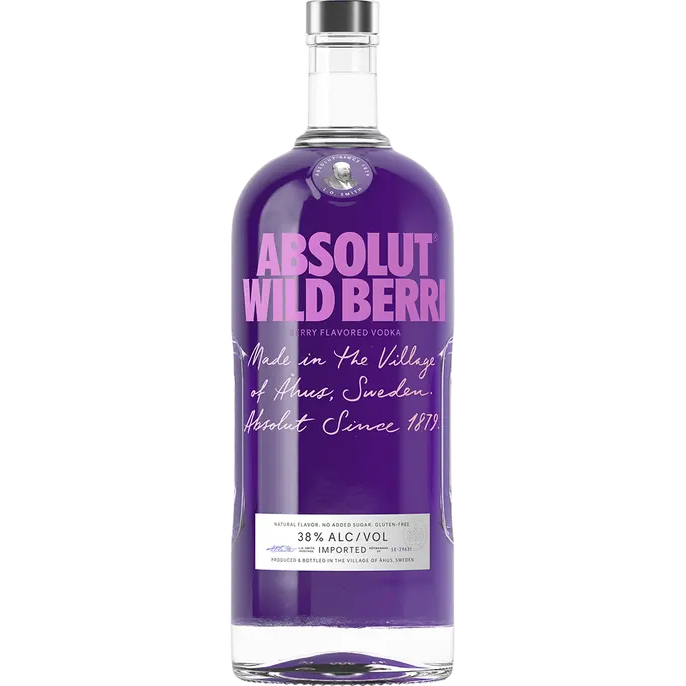 Absolut Wild Berri Flavored Vodka, Sweden