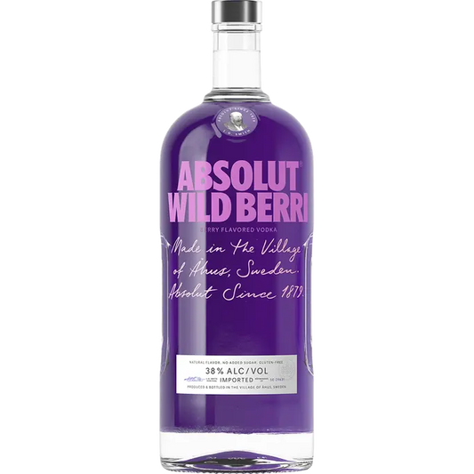 Absolut Wild Berri Flavored Vodka, Sweden
