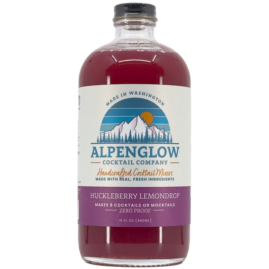 Alpenglow Cocktail Company Huckleberry Lemondrop Syrup, Washington