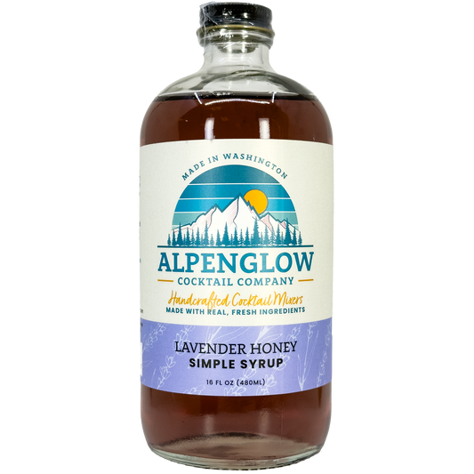 Alpenglow Cocktail Company Lavender Honey Simple Syrup, Washington