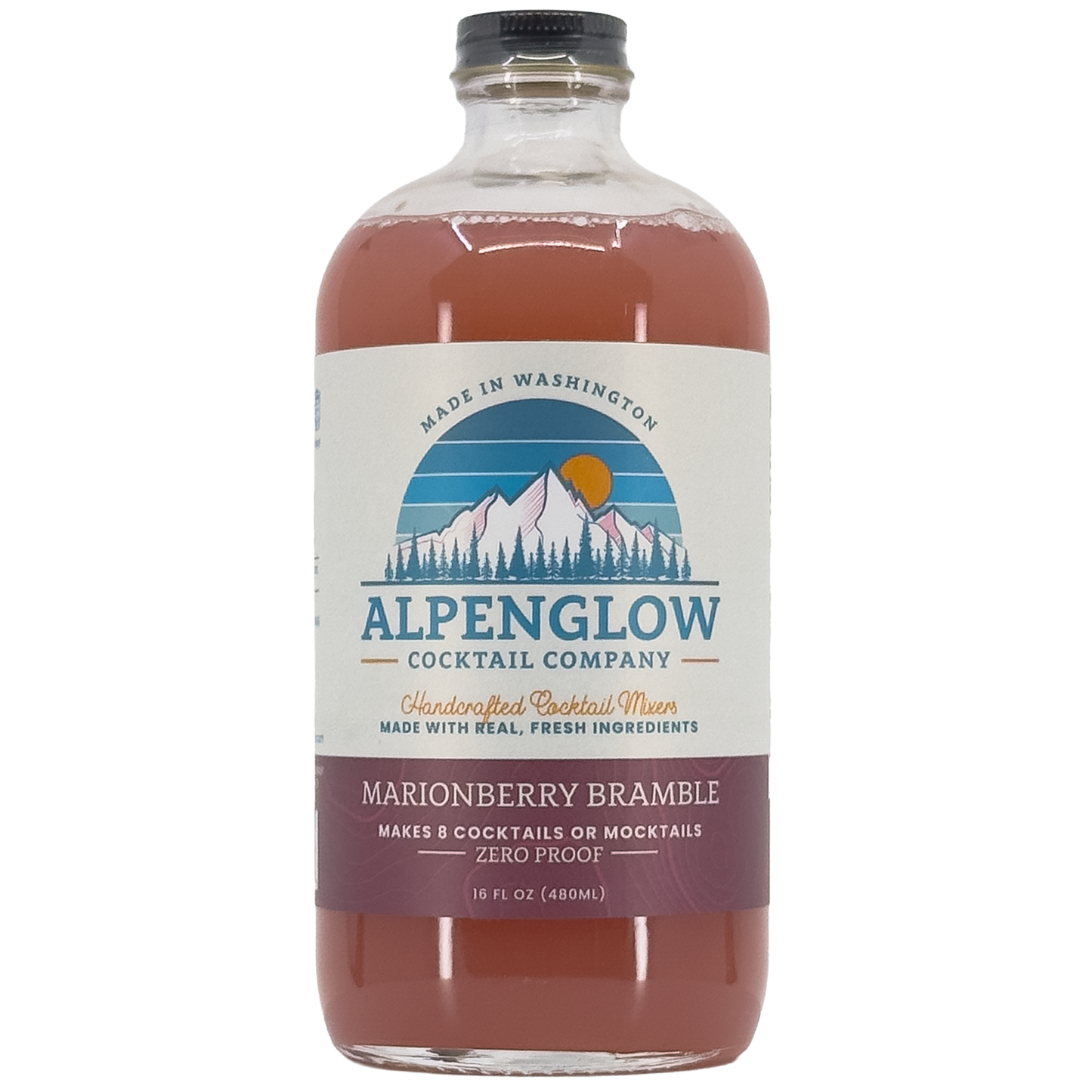 Alpenglow Cocktail Company Marrionberry Bramble Syrup, Washington